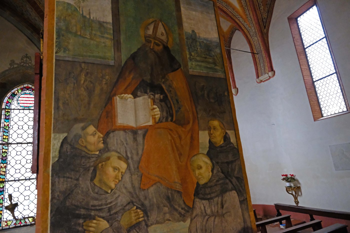 Feesco of Saint Augustine and monks Santa Maria della Misercordia Bologna