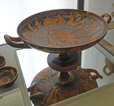 Kylix for drinking wine.