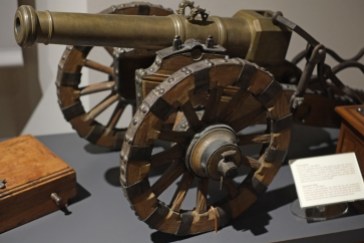A model cannon.